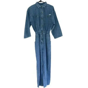 Dreams Vintage 80's Denim Jumpsuit Romper High Rise sz Medium